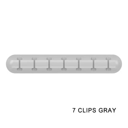 Silicone desk cable organizer clips – view 19
