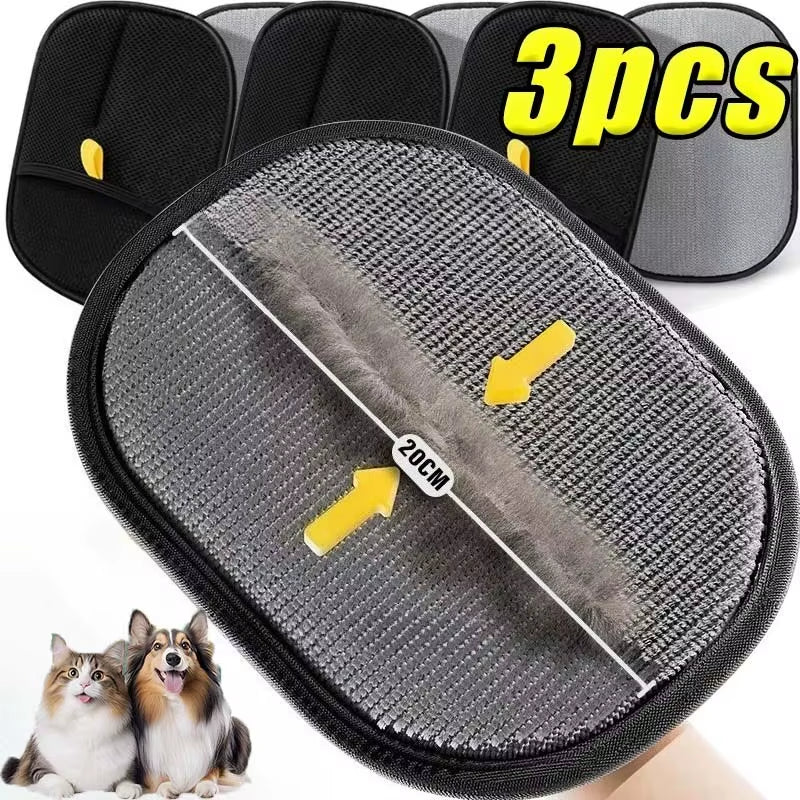 Double-sided pet grooming glove – view 2