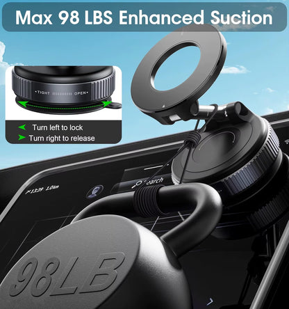 Magnetic Suction Cup Phone Holder – main view