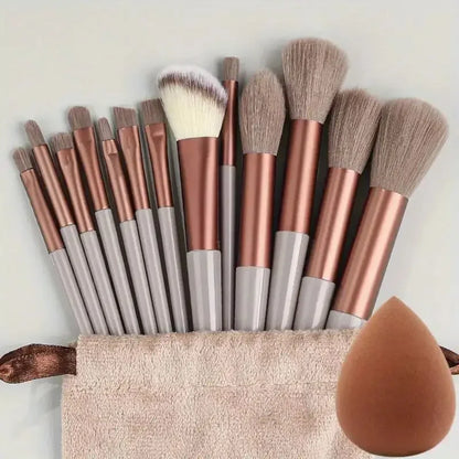 13-piece makeup brush set – view 14
