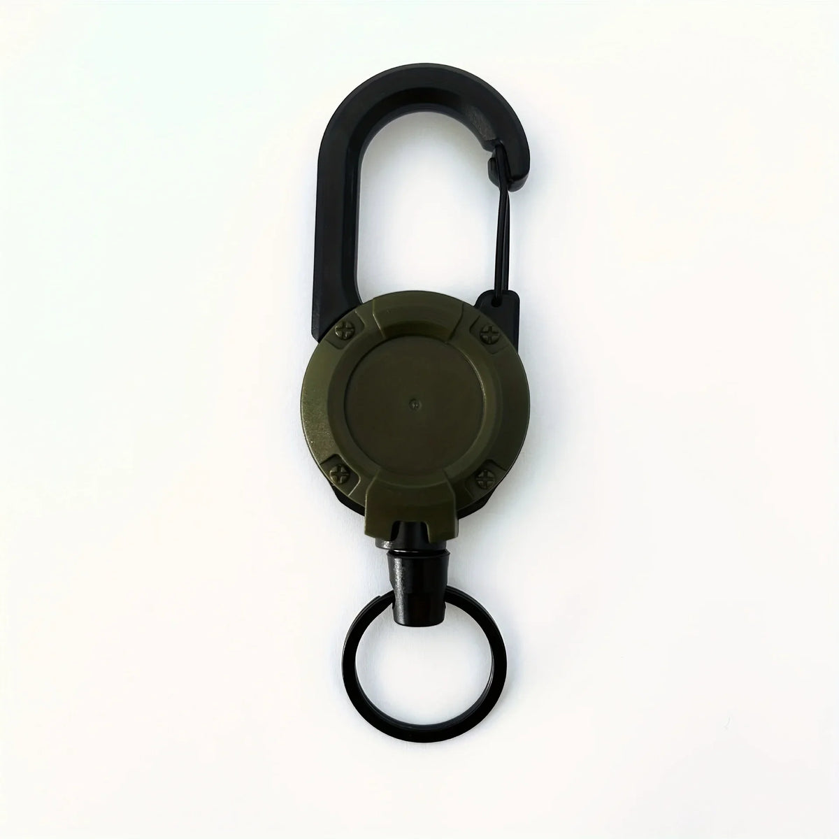 Porte-Clés Rétractables Extensibles, Bobines D'Insigne, Clip Robuste Avec Mousqueton, Pour Hommes, Sacs D'Extérieur, 1/2/4 Pièces