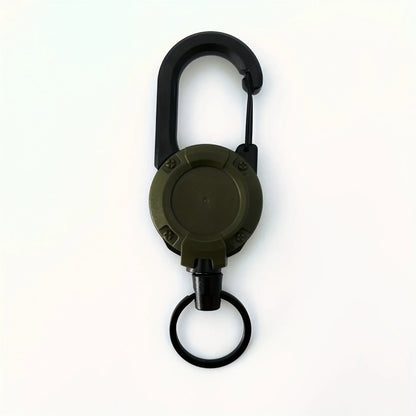 Porte-Clés Rétractables Extensibles, Bobines D'Insigne, Clip Robuste Avec Mousqueton, Pour Hommes, Sacs D'Extérieur, 1/2/4 Pièces