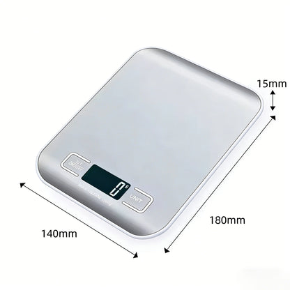 Stainless steel digital kitchen scale – view 7