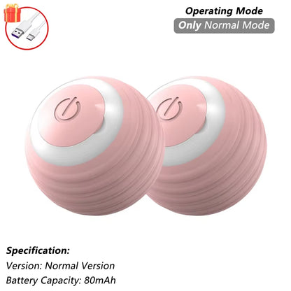 1/2 PCS Jouet Interactif Pour Chat, Balle Roulante Automatique, Fausse Queue, Rechargeable, Jouet Électrique Intelligent Pour Animaux De Compagnie, Jouet Pour Animaux De Compagnie Imitant Une Souris