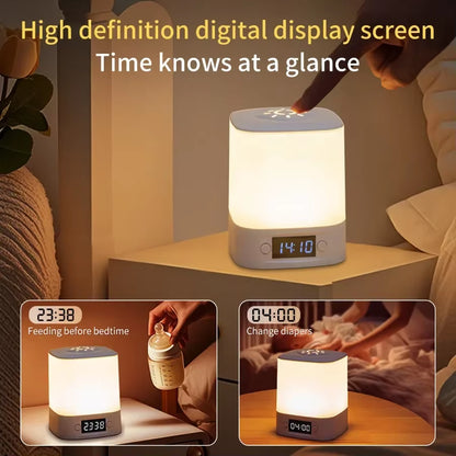Rechargeable LED night light with clock – view 4