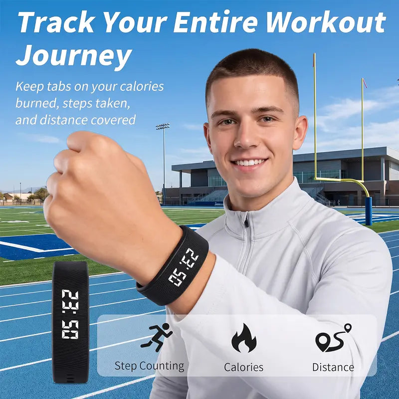 Fitness tracker band with silent alarm – view 9