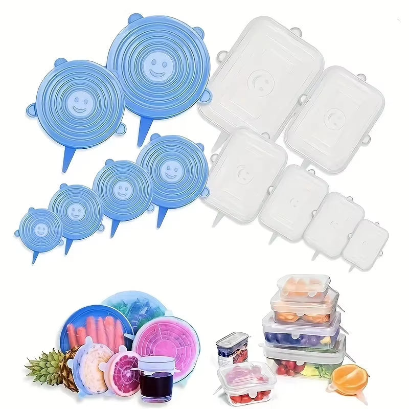 Silicone Stretch Lids Set of 6 – view 3