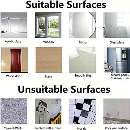 Clear double-sided adhesive wall hooks – view 7
