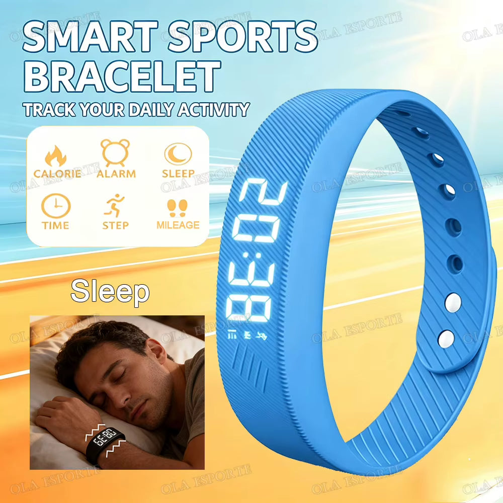 Vibrating Alarm Wristband with Pedometer – view 10