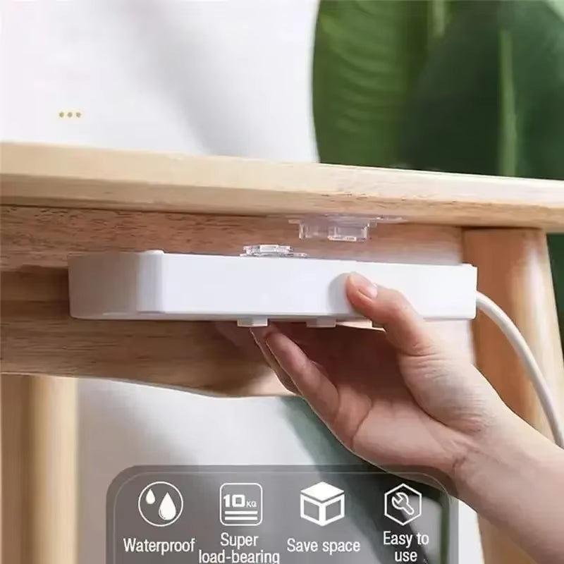Clear double-sided adhesive wall hooks – view 4