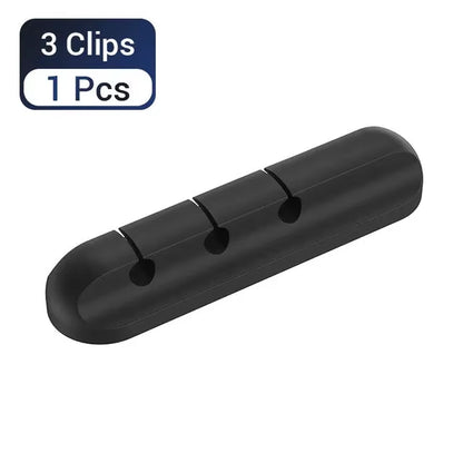 Silicone desk cable organizer clips – view 16