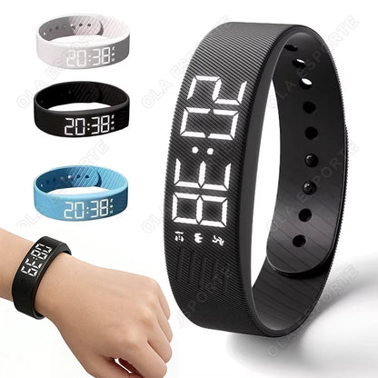 Vibrating Alarm Wristband with Pedometer – view 2