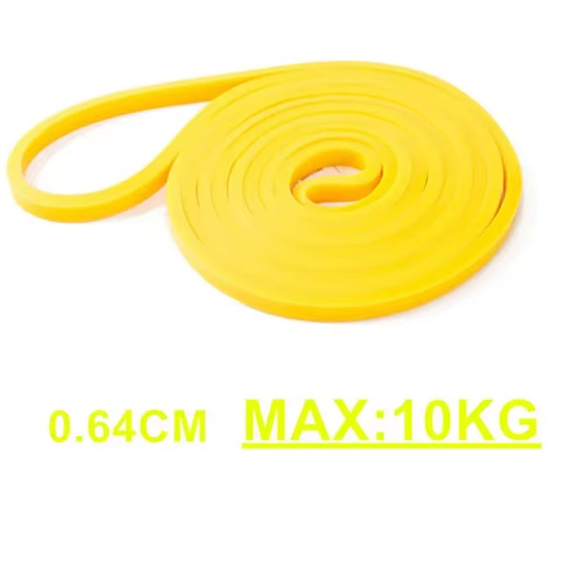 Bande De Résistance En Latex Robuste, Ceinture Élastique De Sport, Bandes D'Assistance De Traction Pour Pilates, Entraînement, Forme De Fitness, Corps, Gymnastique À Domicile