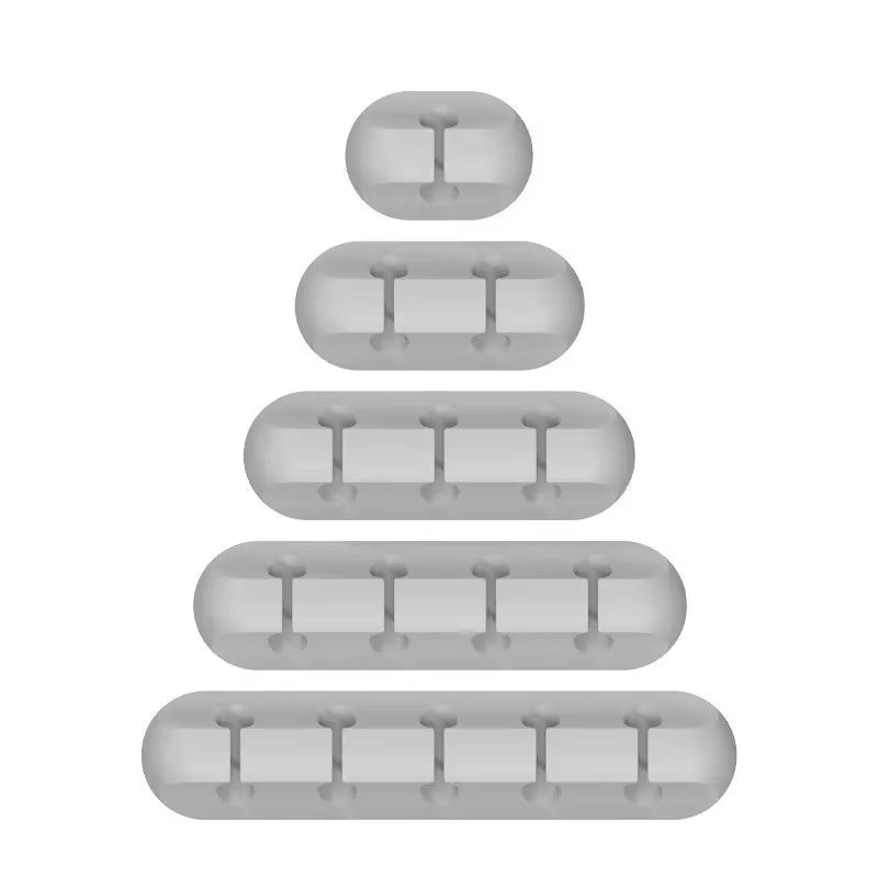 Silicone desk cable organizer clips – view 21