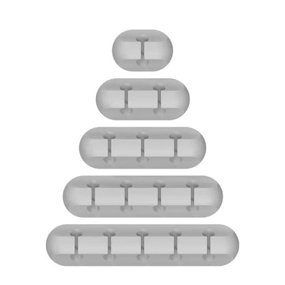 Silicone desk cable organizer clips – view 21