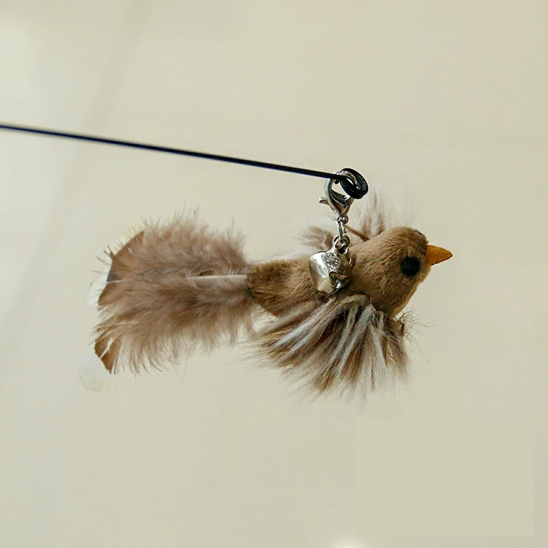 Feather bird cat teaser wand – view 10