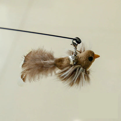 Feather bird cat teaser wand – view 10