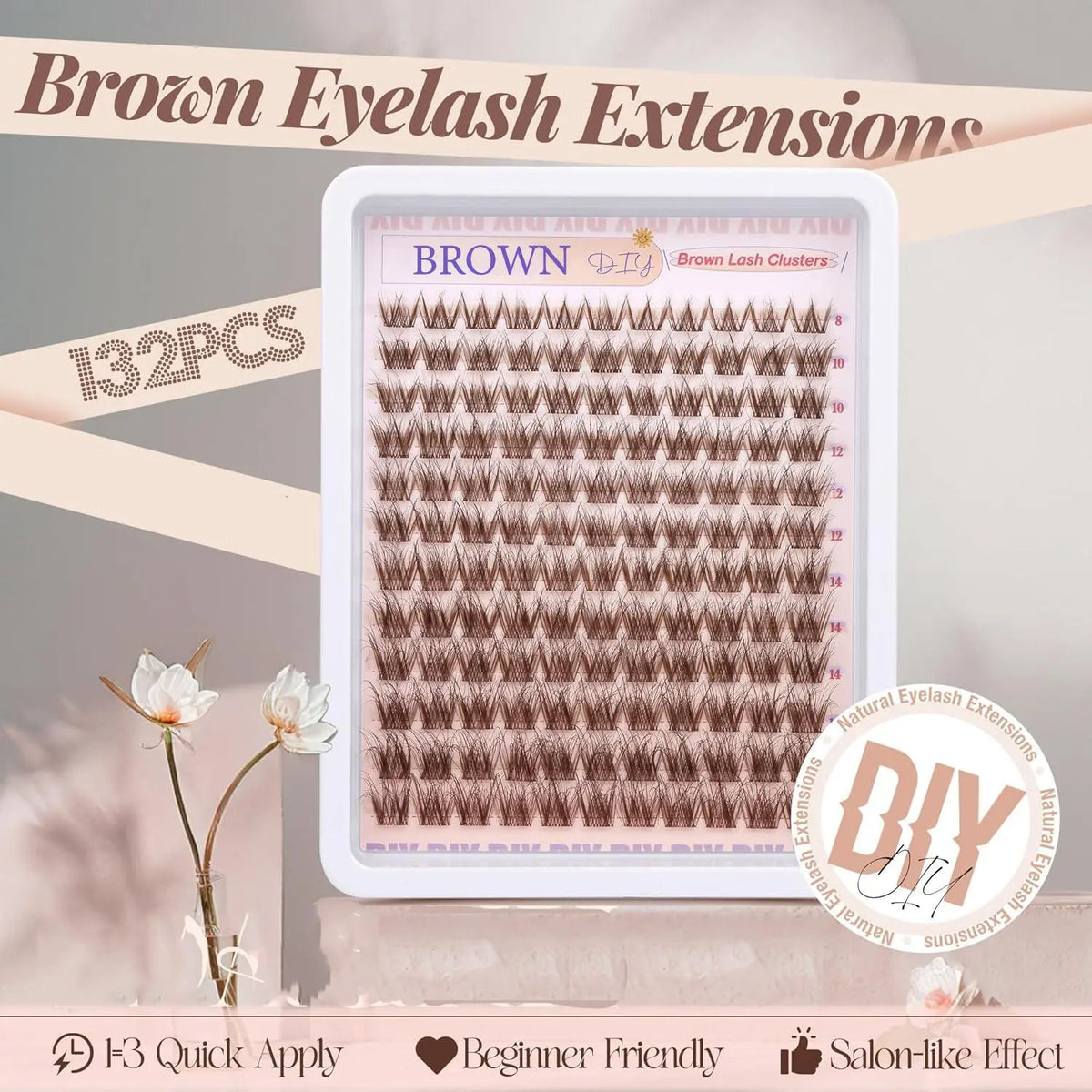 DIY lash clusters D curl 8–16 mm – view 6