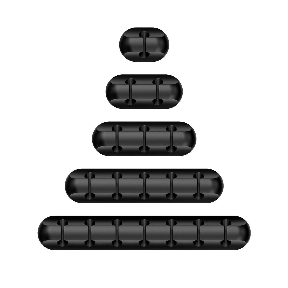 Silicone desk cable organizer clips – view 11